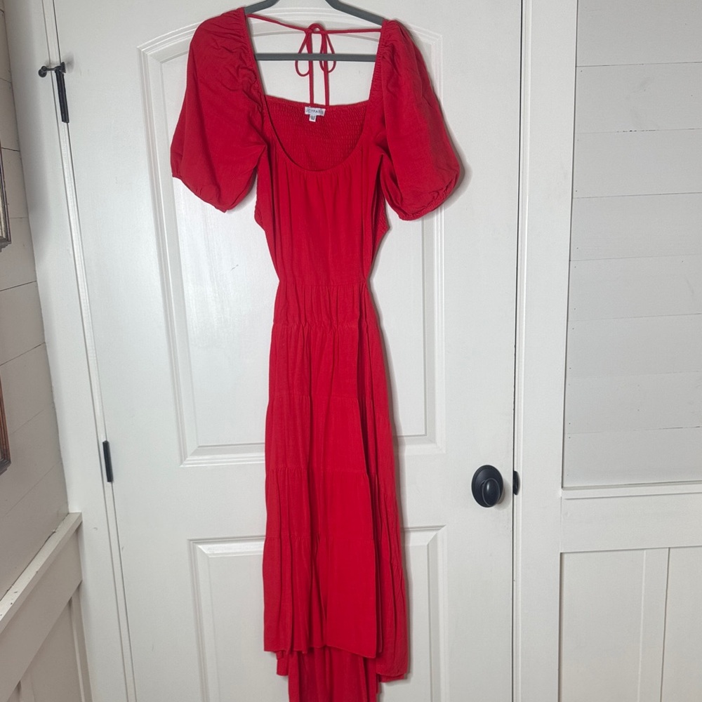 Lucy Paris High Low Red Dress
